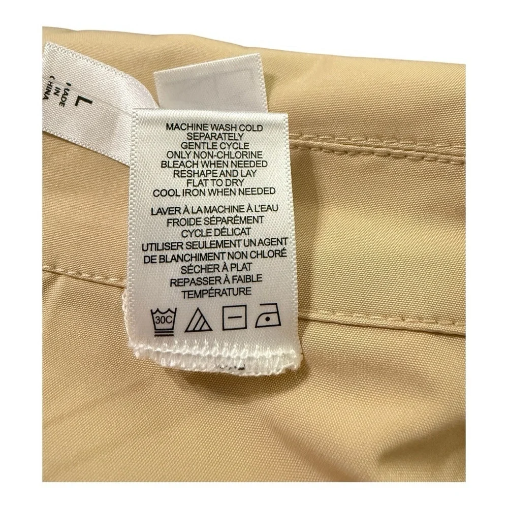 Wynne Layers Beige Trench Coat Jacket – Size L - Picture 7 of 7